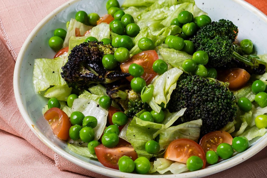 Crisp Iceberg Lettuce Salad