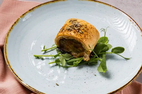 Beef and fennel sausage roll
