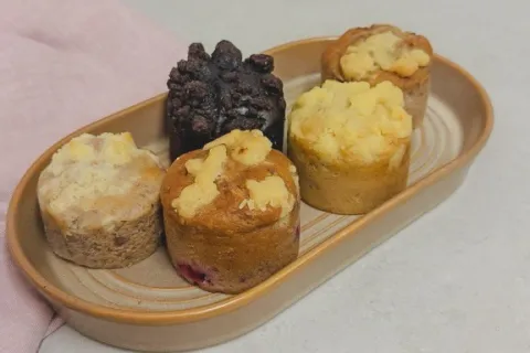 Chef's selection of muffins