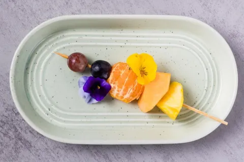 Seasonal Fruit Kebab